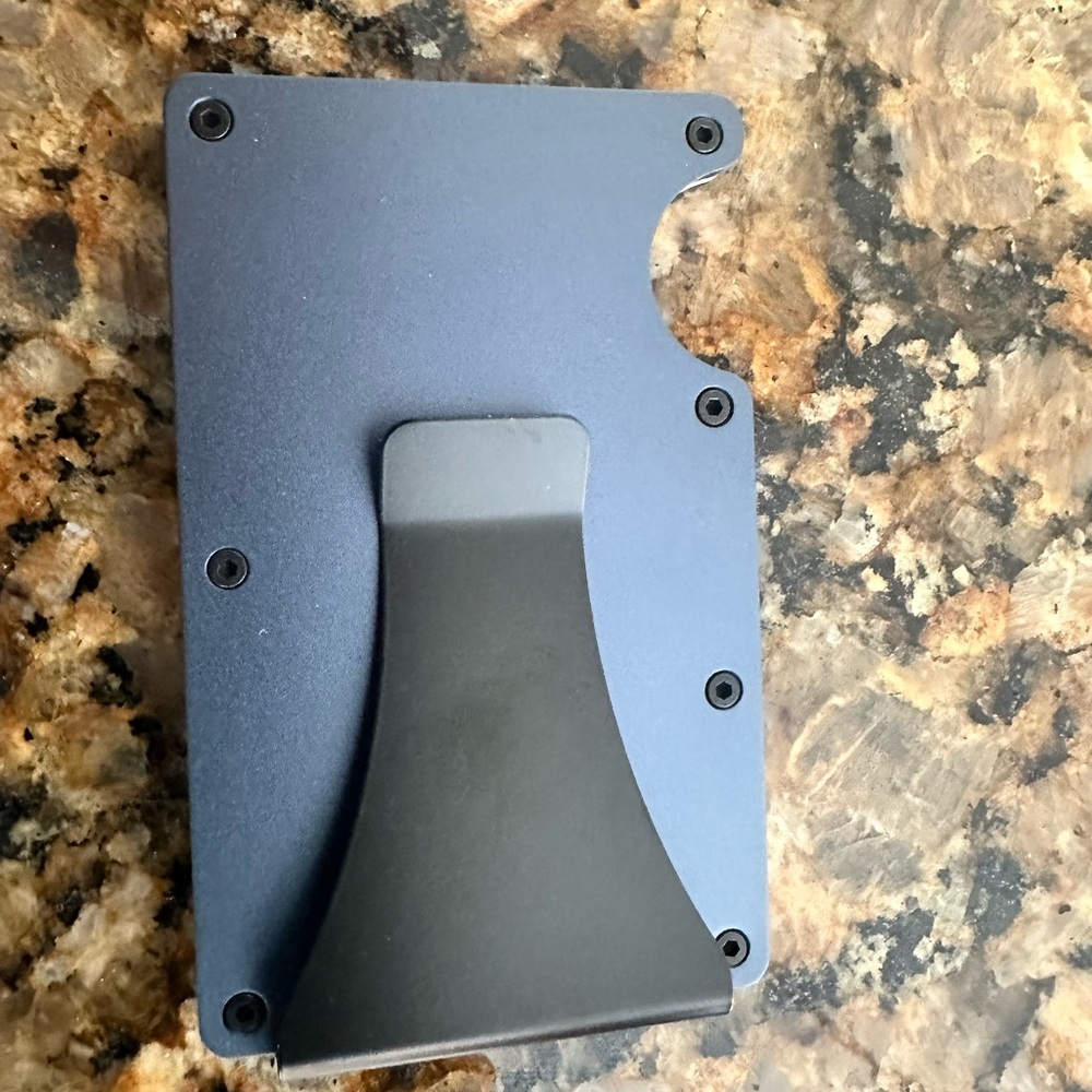 Sleek Black Money Clip
